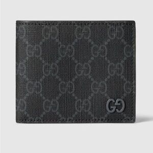 A black Gucci wallet